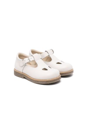 stringata in pelle bianco DOUUOD KIDS | IDEC379.